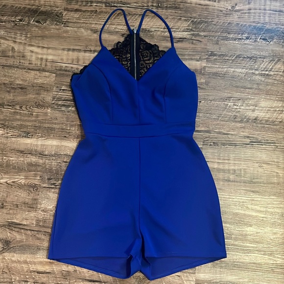 pseudio Pants - Pseudio Romper w/ sexy black lace back